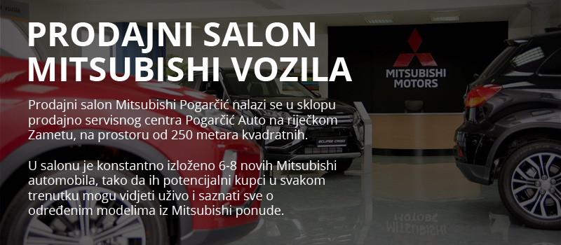 Prodajni salon Mitsubishi vozila